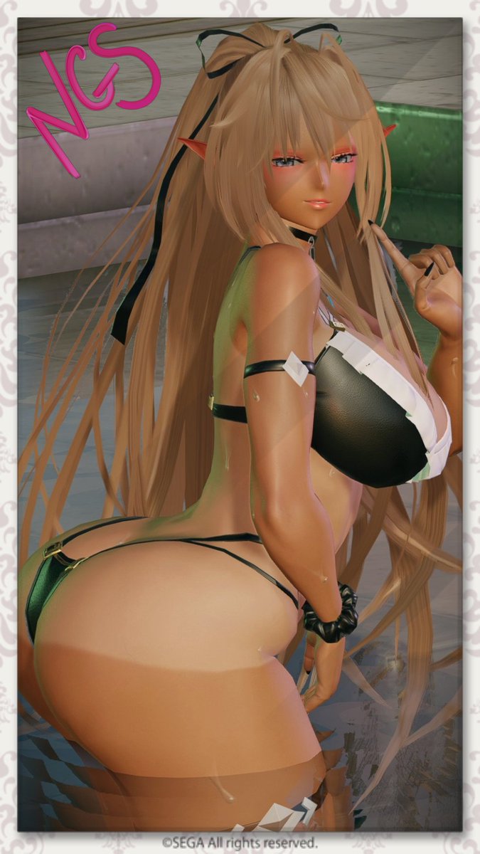 Sniple_PSO2's tweet photo. Swimsuit 🩶 Gotta Fix My Tan
#PSO2_NGS 
#PSO2NGS_SS https://t.co/VGD9WKbubk