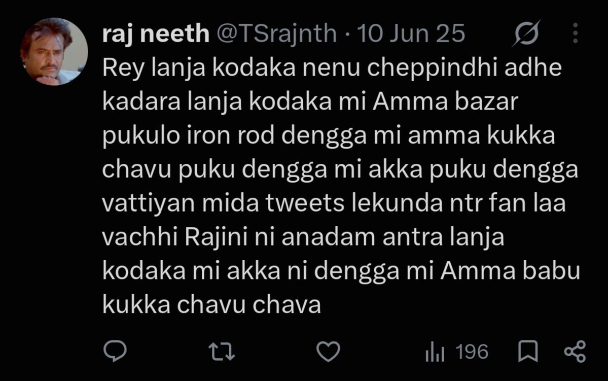 whiteuuuu's tweet photo. @TSrajnth Ewww creep🤮 https://t.co/c27ifsOfY7