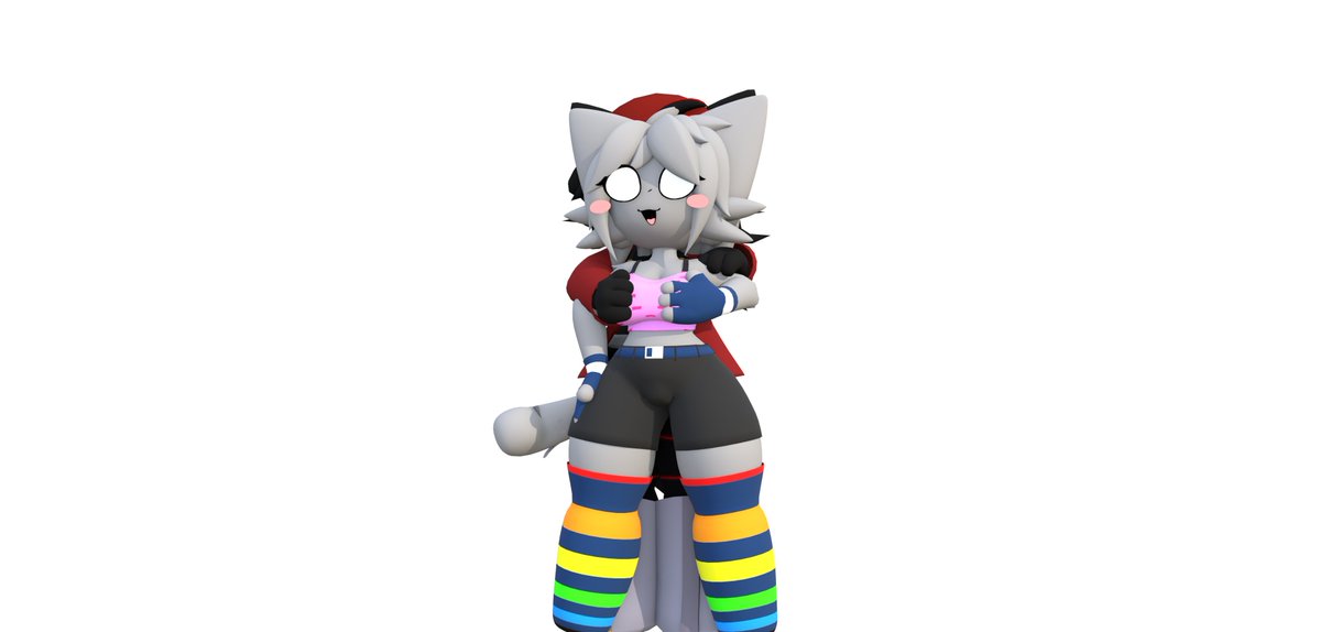 Jammiuwu's tweet photo. when you get caught wearing the nyan cat wearable: https://t.co/9axCDUrbwB