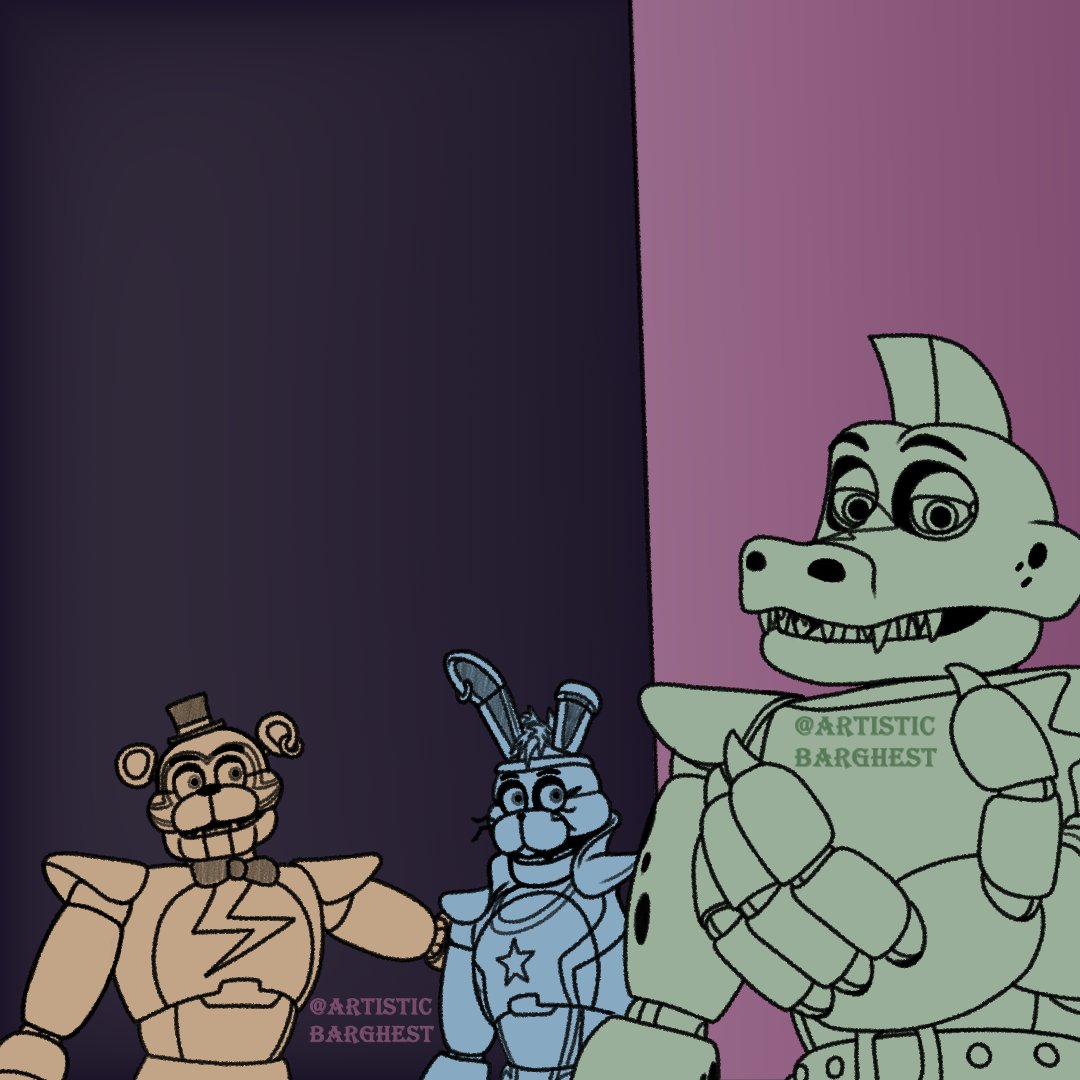 ArtistcBarghest's tweet photo. Bisexual alligator is surprised that Gay bear is Gay

#fnaf https://t.co/szbyf4uT2D