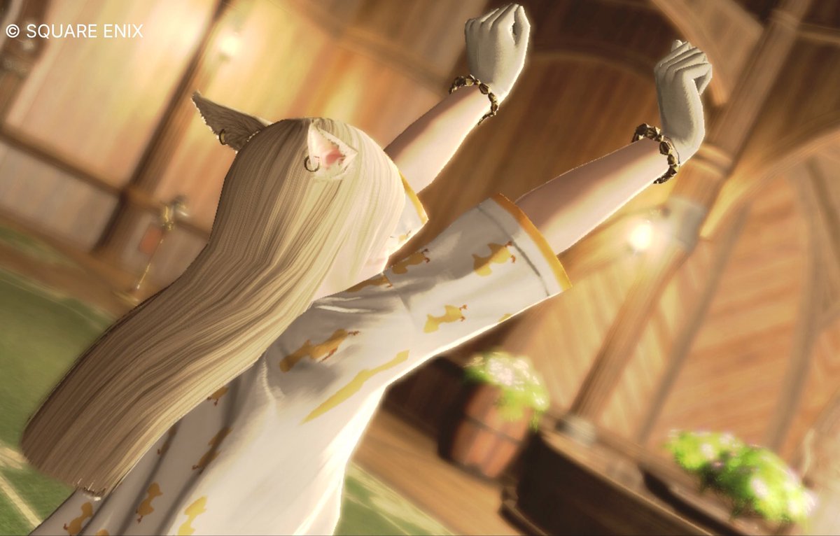 hanane87ff14's tweet photo. おはようございます(  ¯꒳​¯ )ᐝ

パジャマをいただいたので、エオルゼアでゆるふわっと生活してます𓂃◌𓈒𓐍

昨日はメインストーリーで初めてアライアンスレイドに参加しました🌱

迷惑かけっぱなしで震えて眠りました:(っ'ヮ'c):勉強してきます💦

#おはミコ #ミコッテ #FF14SS https://t.co/PV9iiQEKkc
