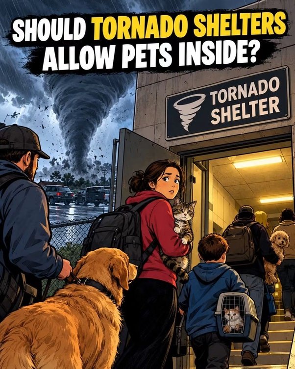 Hoorain154's tweet photo. 🐈. Should Tornado shelter allow pets inside?……🐈 https://t.co/F2sFH3ohZq