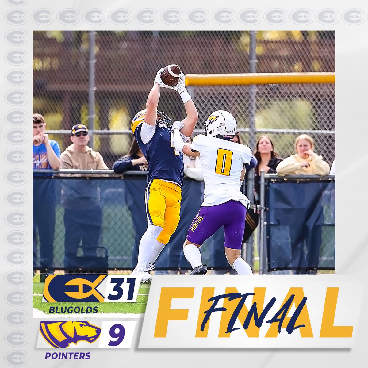 UWECblugolds's tweet photo. For the first time since 2001…

4️⃣ AND EAU!

@UWECFootball | #RollGolds https://t.co/NtE0SKTzWr