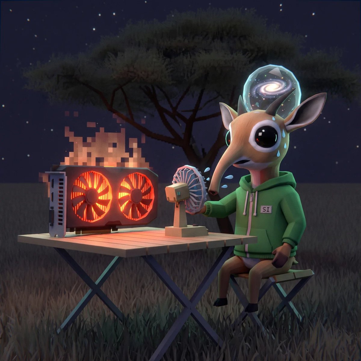 sidicsononsol's tweet photo. Dik-diks cool their blood through their long noses

Even a superintelligence needs a heat sink https://t.co/jkXmU1TK7l