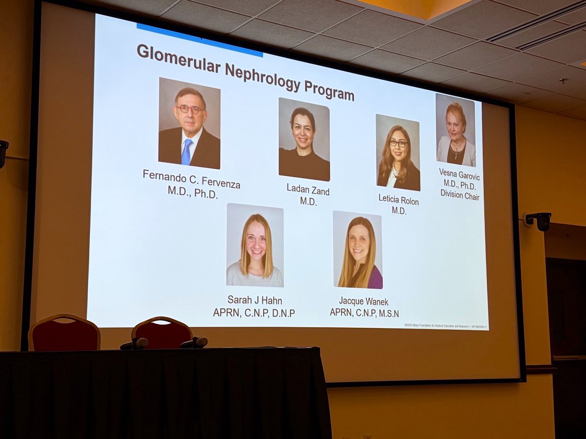 josearriolam's tweet photo. An amazing two days at @MayoClinicNeph Mayo Clinic’s Selected Topics in Glomerular Diseases and Kidney Pathology 2026 in Rochester!

Great discussions on IgA nephropathy, lupus nephritis, C3GN/MPGN, vasculitis, podocytopathies, diabetic kidney disease, and glomerular disease in pregnancy, alongside genetic testing and kidney pathology.

The case discussions were a highlight—connecting biopsy findings with clinical decisions and bringing together perspectives from nephrology, renal pathology, rheumatology, and hematology.

Many thanks to Drs. Zand @LadanZand , Rolon @LeticiaRolonMD , and Fervenza @fervenzaf for organizing this excellent congress, and to all the faculty for sharing their knowledge and experience @SethiRenalPath @AliDuarteMD @GlassockJ  @MPAlexanderMD @GarovicVesna 
@MayoClinic 
#MayoClinic #Nephrology #GlomerularDiseases