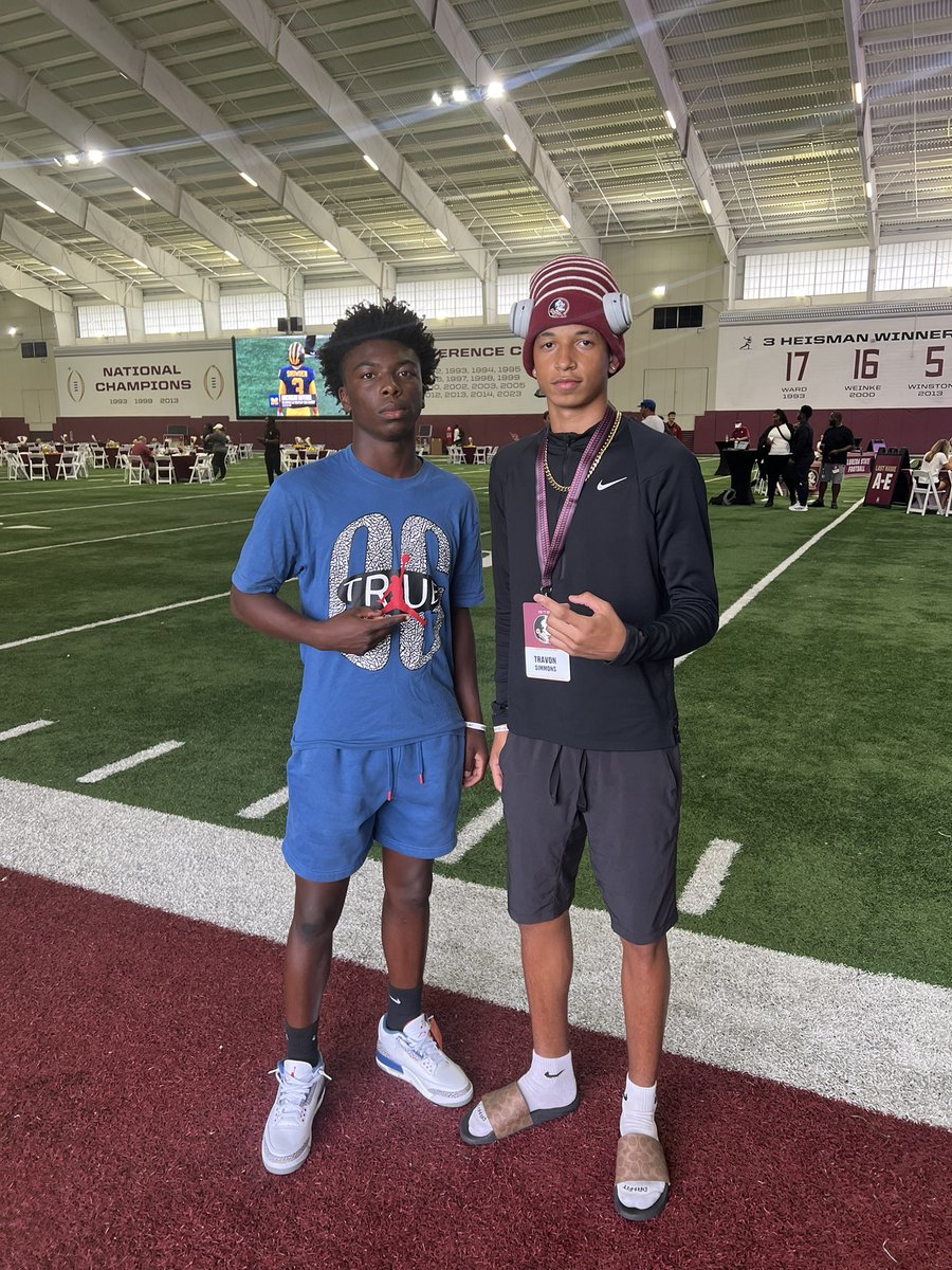 CoachYe_'s tweet photo. Great to have our Wakulla War Eagles on their GameDay Visit to Florida State Seminoles as they take on Virgina University. 

Travon Simmons (2030) Defensive Back
Al Black (2029) ATH
Trenten “Meatball” Barwick (2028) Offensive Lineman 
Joe “Blindside” Bunce (2029) Offensive Tackle 

These Wakulla War Eagles are the next great players along with many more under Coach Allen and his great coaching staff. Go War Eagle 🦅 

@Coach2Bless | @CoachHand | @DBcoachadams | @FSUCoachTW | @DerekAllenJr_1 | @WakullaFootball | @KWPRecruiting  | @OTR_OffTheRadar