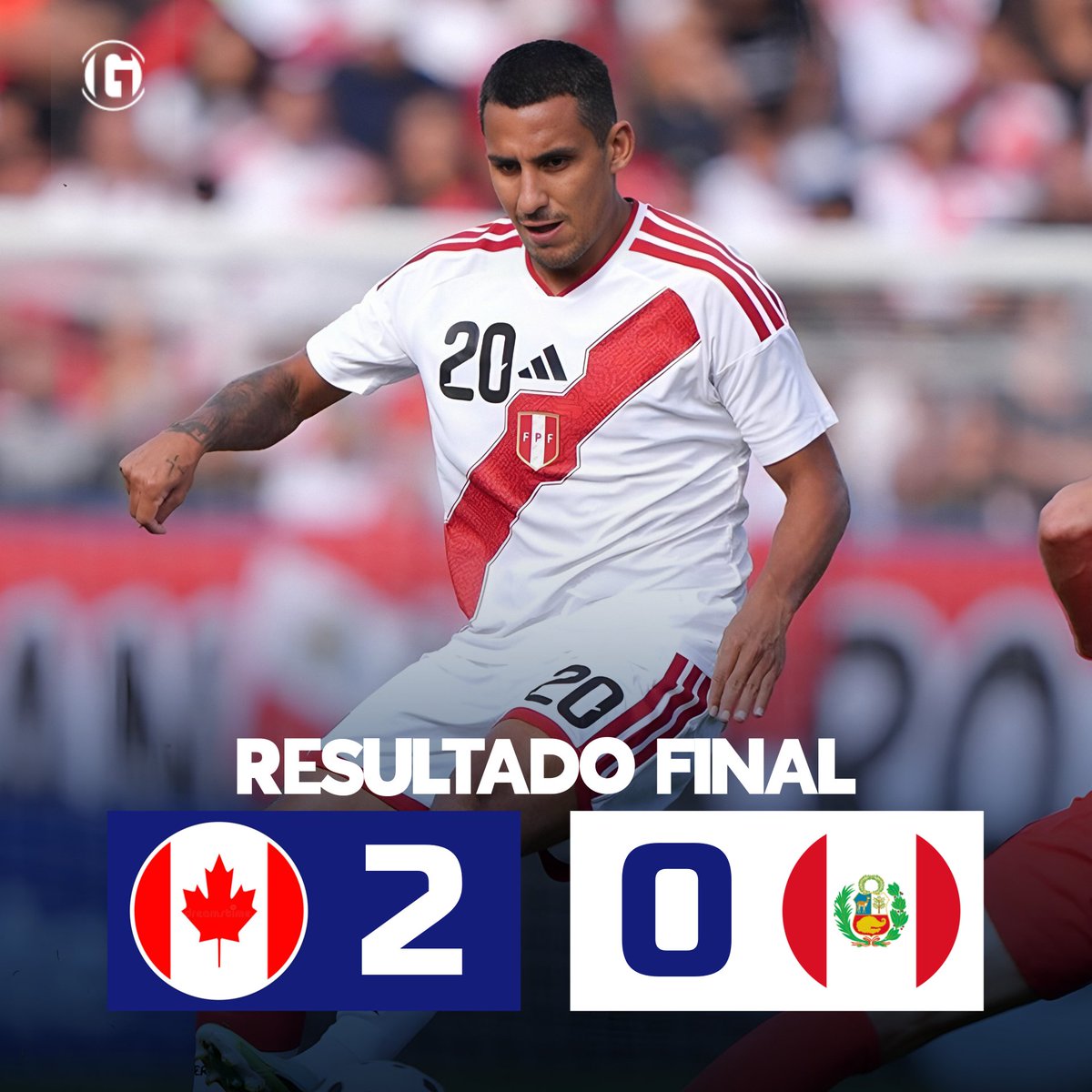 gilmer_oficial's tweet photo. 🚨 FINAL | PERÚ a disputado 3 partidos y sigue sin ganar en la gira. A sumado dos derrotas y un empate. Próximo amistoso ante Colombia.

👉🏼 Canadá 🇨🇦 2-0 Perú 🇵🇪 https://t.co/2cl60B5NVd