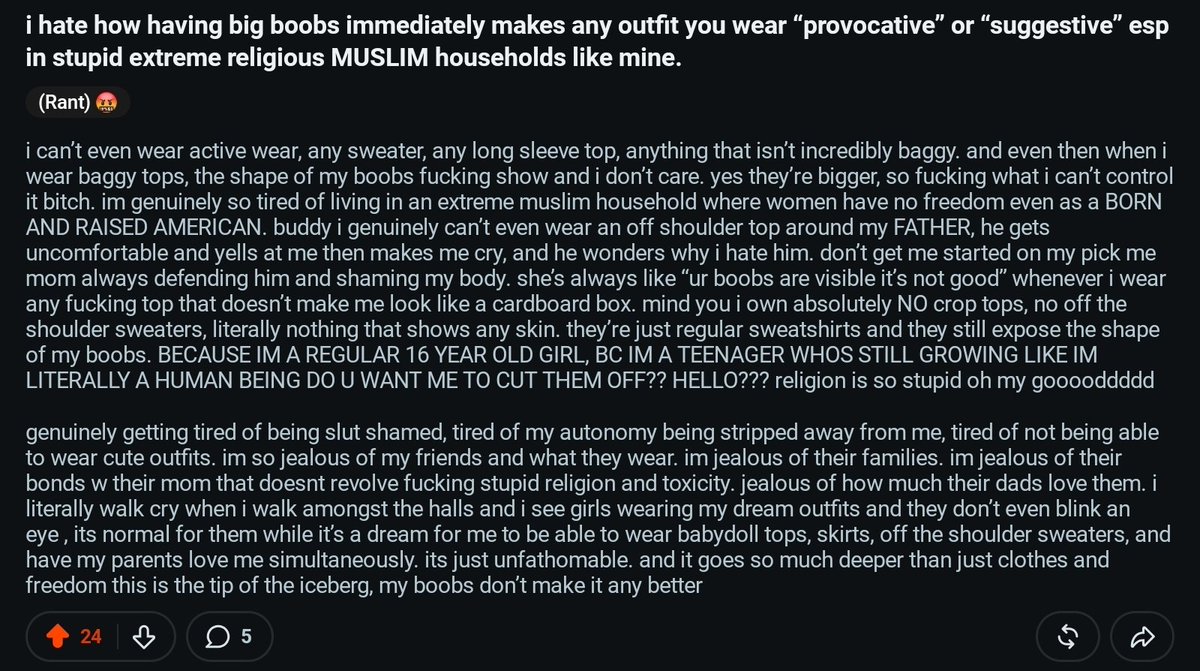 Cornysha_Syrup's tweet photo. As a Mudslime with Big Honkers myself, my Mother would constantly Beat and Rape me, as is in Accordance with the Qur'an. It's My Fault that He got Horny, since I was born with this Curse! I cut off my Boobs, Fried them in Pig Grease, and Dad Ejaculated all over them.

Namaste🇮🇱🐷 https://t.co/aZOo2i6bQx
