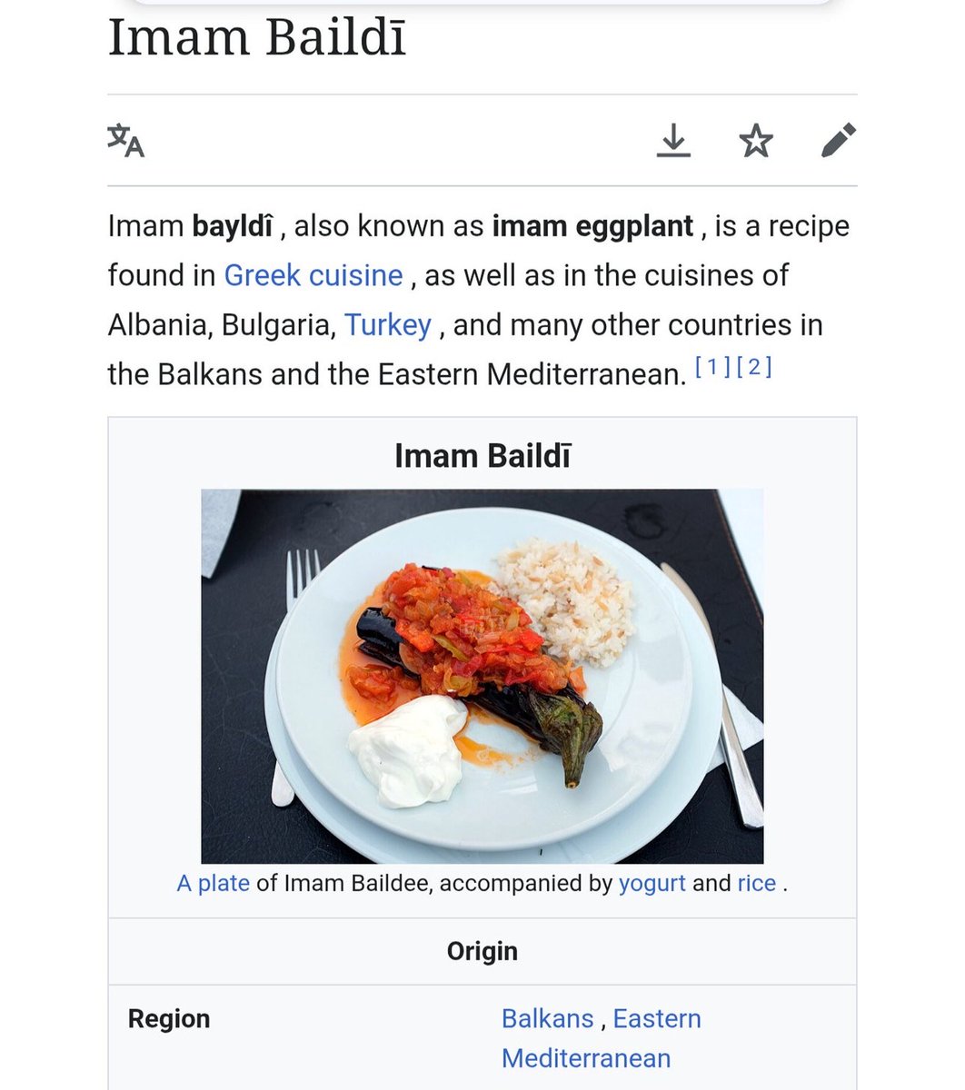 neoldu's tweet photo. Yunanistan, İmam Bayıldı'yı da çaldı. https://t.co/ra8yzAHo9o