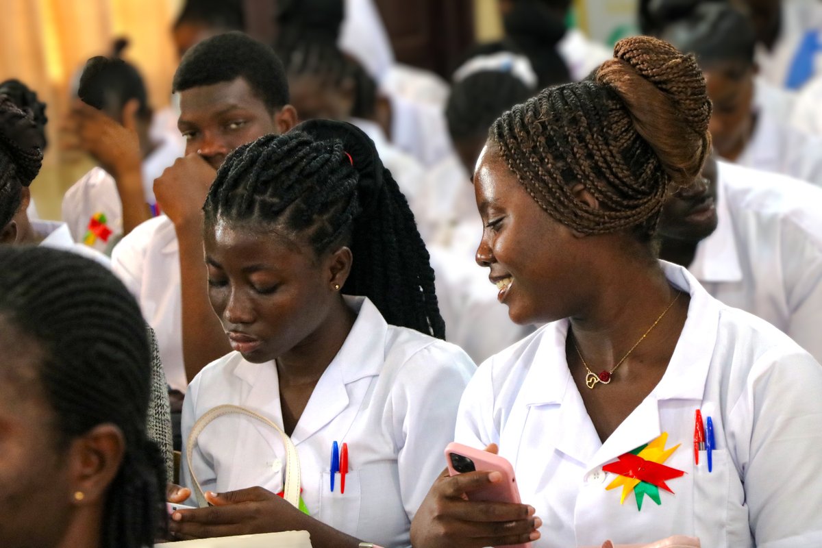 WIUCGHANA's tweet photo. New faces, proud smiles, and a fresh beginning. Congratulations to everyone who matriculated today. Welcome to the Wisconsin family!

#wiucghana #Matriculation2026 #NewBeginnings https://t.co/05RR6j21qz