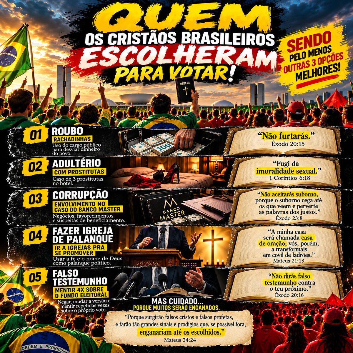 hrbraga's tweet photo. VIRA VOTO PRO RENAN!!!!

Acordem Católicos e Evangélicos https://t.co/KmovPzR9Kz