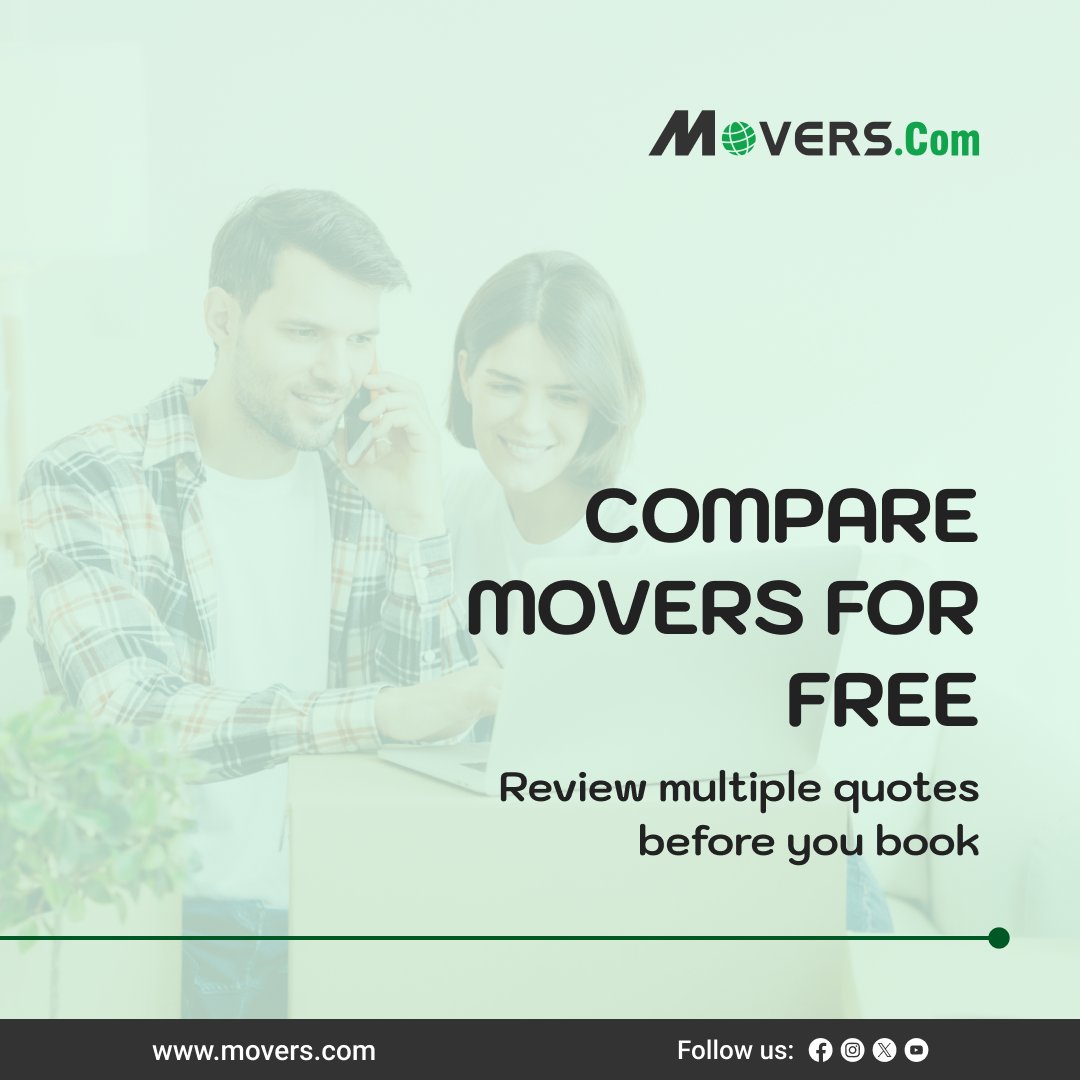 MoversCom's tweet photo. Found a moving quote that looks good? Don’t book just yet! 👀
A little research now can help you make a smarter choice for moving day. 📦🏡
#MoversCom #MovingTips #MovingQuotes #MovingCompany #MovingAdvice #MovingDay #MovingChecklist #RelocationTips #MovingOnABudget https://t.co/w6eGejDyes