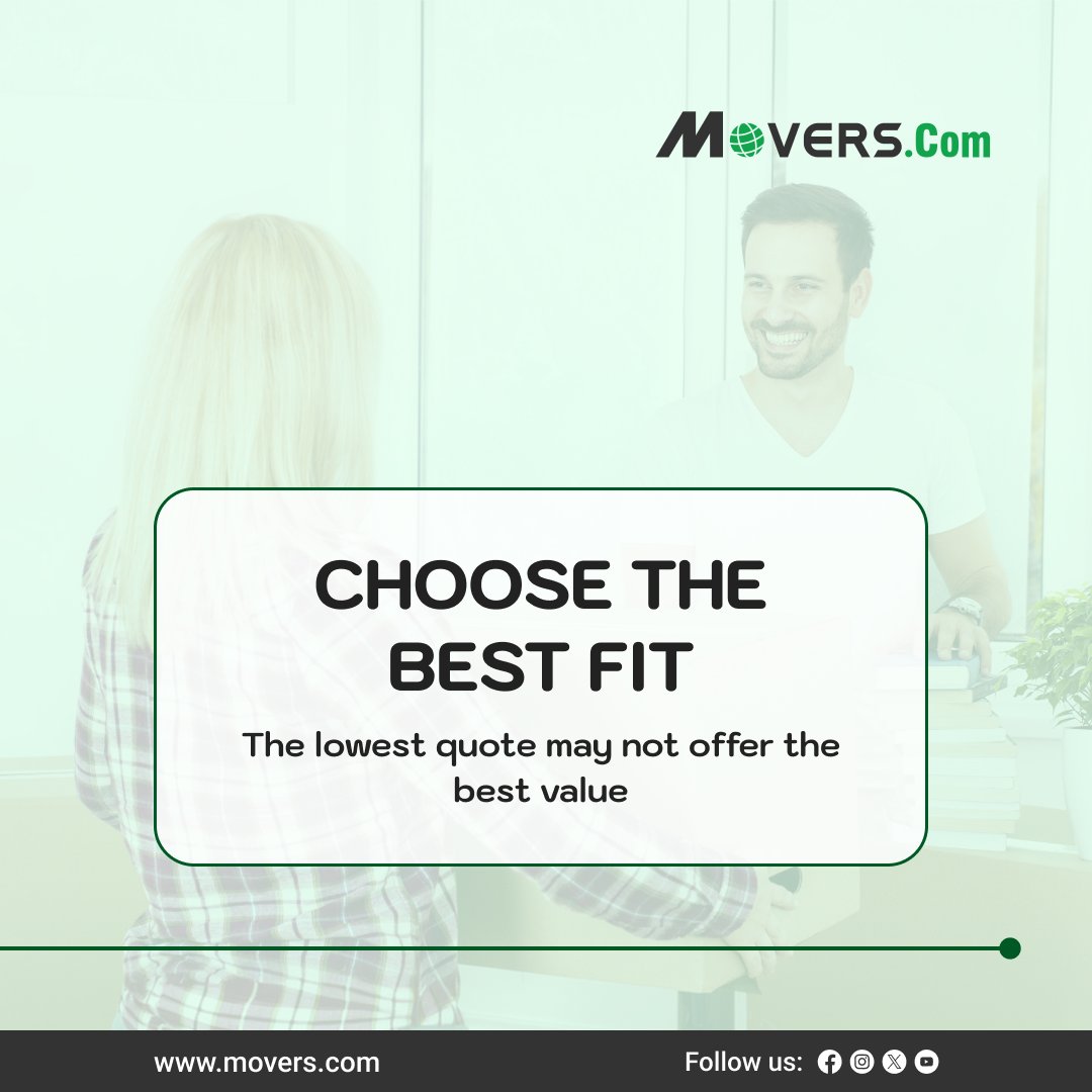 MoversCom's tweet photo. Found a moving quote that looks good? Don’t book just yet! 👀
A little research now can help you make a smarter choice for moving day. 📦🏡
#MoversCom #MovingTips #MovingQuotes #MovingCompany #MovingAdvice #MovingDay #MovingChecklist #RelocationTips #MovingOnABudget https://t.co/w6eGejDyes