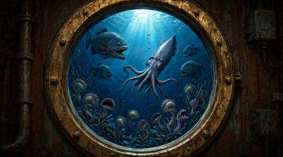 HTransmiss53320's tweet photo. QT Porthole
Check out the lovely wistful piece by @BeanieBlossom
#Porthole #AIart #NauticalArt #FantasyArt #DigitalArt https://t.co/eMcakbO6DS
