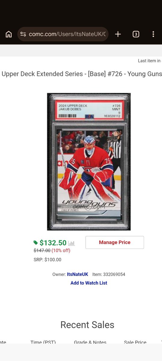 ItsNate_UK's tweet photo. https://t.co/l51pDech7k
#NHL #Card #PSA #Graded #NHL https://t.co/71R9CNtmeE