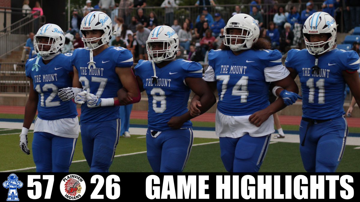 PrepRedzoneOK's tweet photo. NEW: @MSMRocketFB Knocked Off @PlainviewFB Last Night &amp; We Have The Highlights From Friday's 3A Top Ten Clash! #OKPreps 
👇🔗VIDEO HIGHLIGHTS🔗👇
https://t.co/gFJTtfrlkV https://t.co/N63zgVm4wP