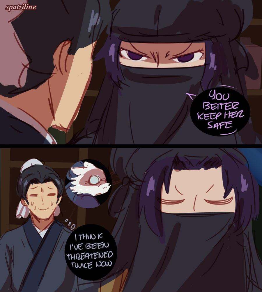 spatziline's tweet photo. No but imagine having both Jinshi and Lakan against you if anything happened to Maomao #theapothecarydiaries #kusuriyanohitorigoto https://t.co/huiZ7qq6Gu