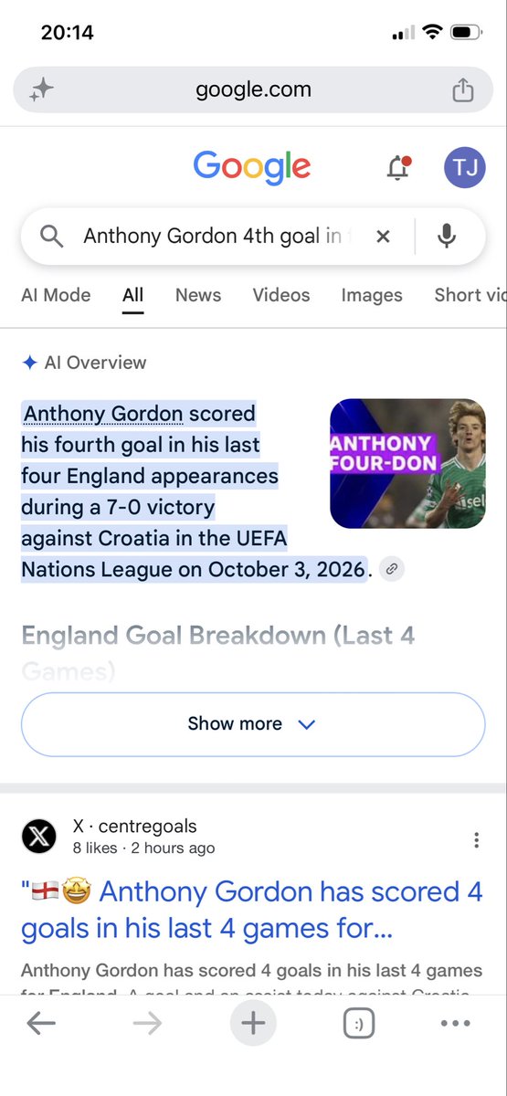 TJ1Atlantis's tweet photo. 4️⃣4️⃣🏟️ West HAM legend is understandably not particularly contented with the outcome at the child-filled Croatian stadium 🏟️on the ADRIA-tic coastline. 

Though what an outing for Anthony Gordon his 4th goal in 4 games and a notable mention for British-Nigerian 🏴󠁧󠁢󠁥󠁮󠁧󠁿 🇳🇬 Bukayo Saka who scored the 4th & 6th goals of the 0-7 affair in the 44th minute. The evening was capped off by former Aston Villa and now ChelSEA star Morgan Rogers wearing the 1️⃣7️⃣ shirt Morgan whom was Queen for the night scored goal #7 in the 88th minute.

 https://t.co/vCdEOIom5b