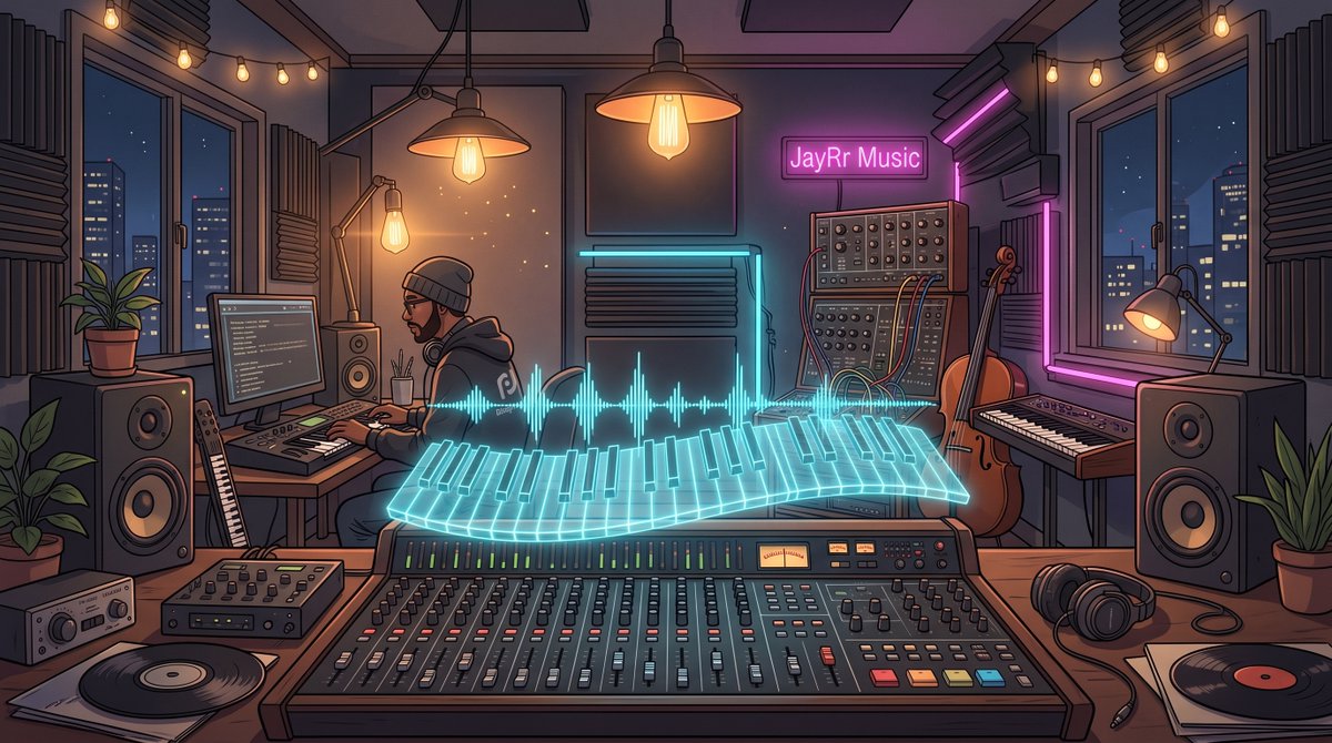 jayrrmusicprod's tweet photo. Unpopular opinion: A song has 7 seconds to grab a listener's brain and 30 seconds to prove its soul. If the melody doesn't hit like gravity, subtract the noise until it does. What's the last song that caught you in under 7 seconds? 🎹🎧 https://t.co/fbs3h9V9GU