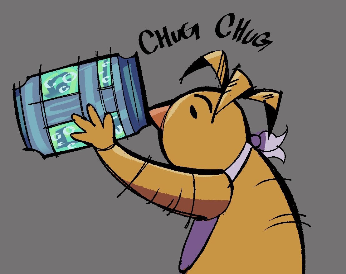 OfftheFritz0's tweet photo. Chica drinking that chug jug #fnaf #Fortniteㅤㅤ https://t.co/85kEZBD3Pu