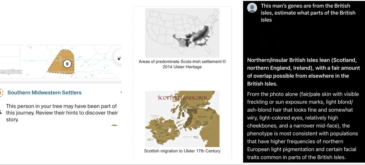 Kasub9bp's tweet photo. @InformationAfl @Krystakitkat92 I talk about my European ancestry all the time. My ancestors are mainly from lowland Scotland and northern England and invaded Northern Ireland and took it over and then invaded Virginia and then Appalachia and then Texas. I’m the born fighting Scots-Irish😎 https://t.co/ZtpGfRSjKN