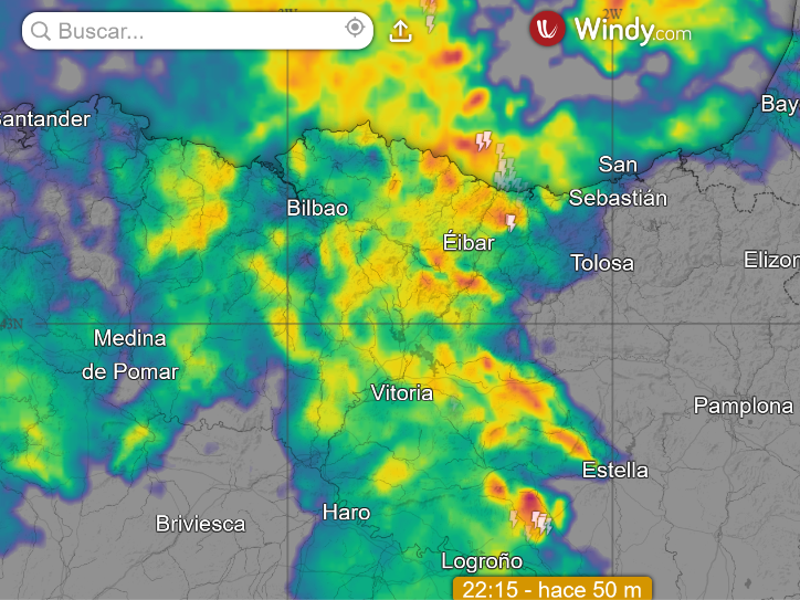 AlesandroSherry's tweet photo. 22:15h
*#PaísVasco/#Euskadi: #Bilbao,#Eibar,#Vitoria,#Tolosa,#Maestu/#Maeztu, #Durango,#Mondragón,#Santurce...
*#LaRioja:#Logroño
Red #Radares #Meteo UE(#Francia/#España)
+
#Rayos(desde #Satélite #Meteo) https://t.co/ojghOb0f9b