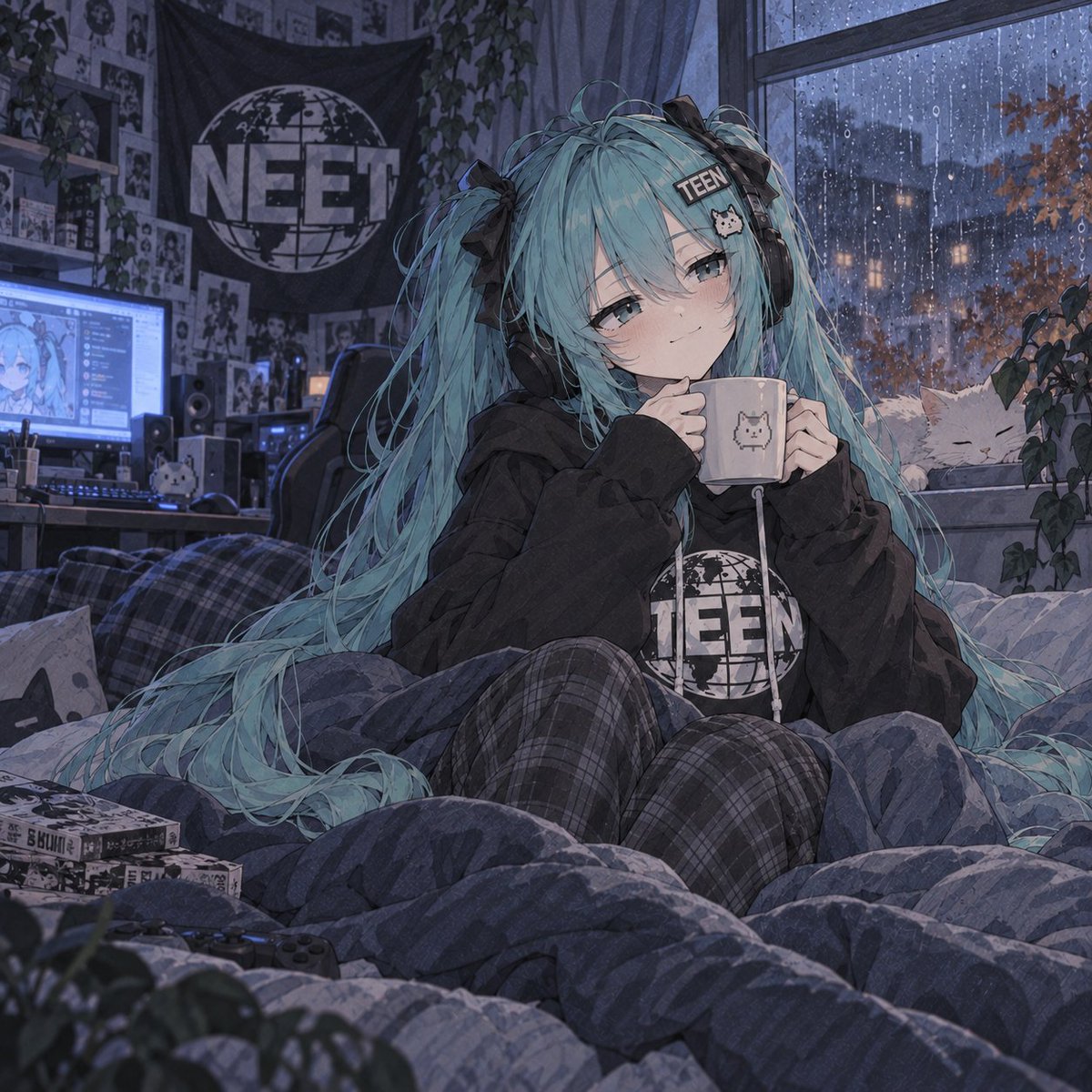 teenswillneet's tweet photo. nothing like being a shut $teen on a neet rainy day https://t.co/IWucznevWp