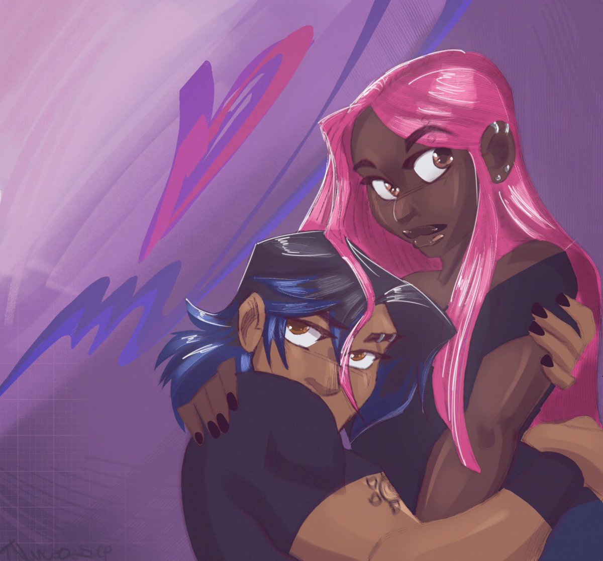 T_Marie60's tweet photo. The ones with my ocs :3💕 https://t.co/UxvodW714c