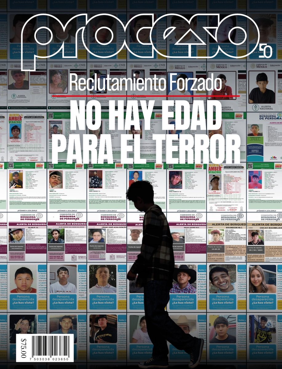 proceso's tweet photo. #Portada | Reclutamiento forzado de menores de edad, terrorismo y la inviable intervención militar de EU | Por @jorgecarrascoa | En la edición de octubre de @proceso

 ➡ https://t.co/R195VUUhkL https://t.co/QsQ6QzYBvN