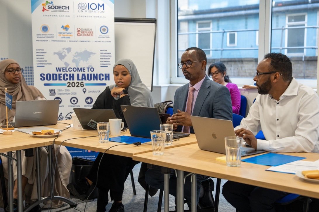 gedo247's tweet photo. Somaliaβs disaster agency joined the launch of the Somali Diaspora Emergency Coordination Hub #SODECH in London, bringing together diaspora leaders, humanitarian partners and #Somali institutions to strengthen emergency response coordination. https://t.co/tW2Pay3hGv