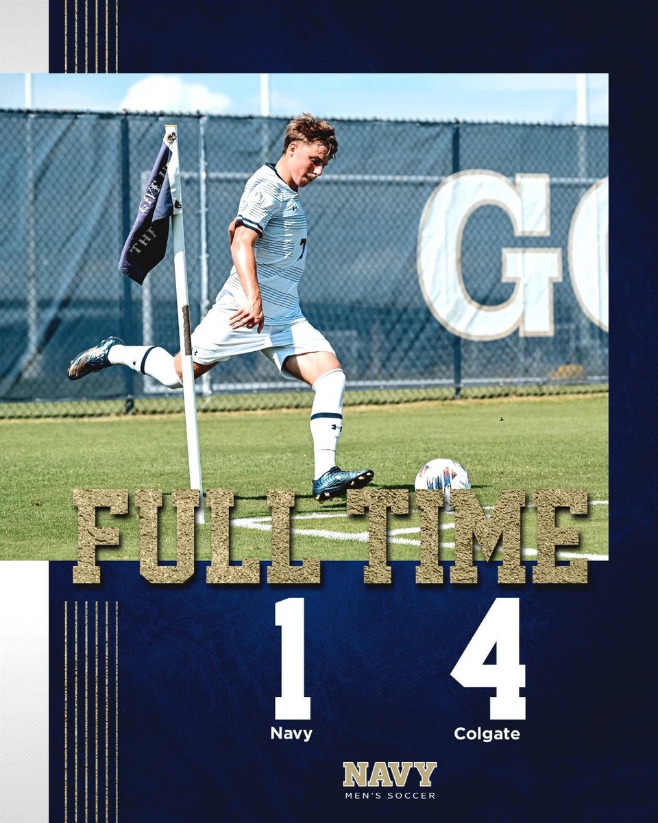 NavyMSoccer's tweet photo. Final https://t.co/mMAK7Clwu2