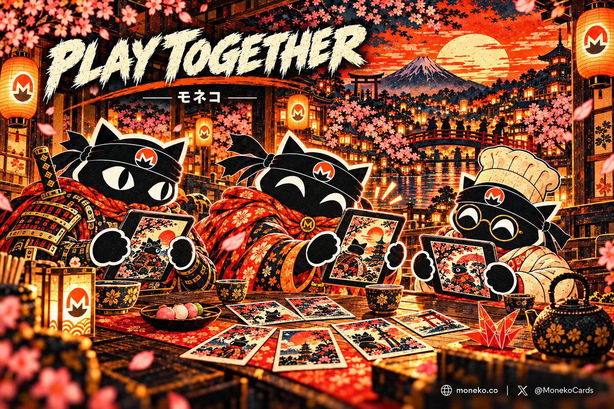 MonekoCards's tweet photo. The samurai chose Samurai.
The chef chose Ramen Chef.

Moneko pressed “Surprise me.”

Some cats have a brand to maintain.
Others have 24,000 combinations to explore.

Who’s joining the table? 🟠

https://t.co/4x9XYiegls
$MONEKO https://t.co/eaVpdrJfn1