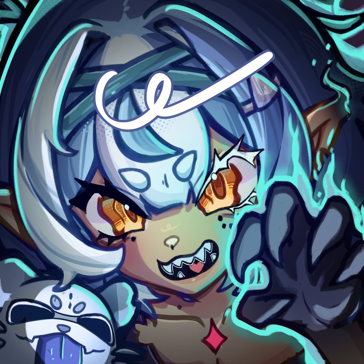 Yoyo_Yokai's tweet photo. Buuuu! 
Iconzinho que eu tinha esquecido de postar https://t.co/QLVAWObHqP