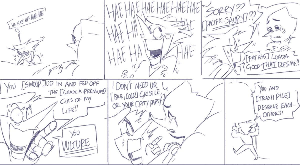 OwlGams's tweet photo. Some scribbly musings after cleaved Tango where spamton keeps checking in on him in castletown as he's recovering. He still has stuff to work through... https://t.co/j0jiO2arwe