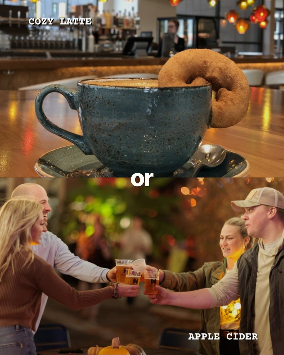 VisitIndy's tweet photo. Which Indy fall are you? 🍂🎃

Cozy coffee runs, scenic park days and fall foliage OR pumpkins, costumes and Halloween nights?

Whatever your fall vibe, Indy has something for you. 👀

#VisitIndy #FallInIndy #Indianapolis https://t.co/oYIUvjoS15