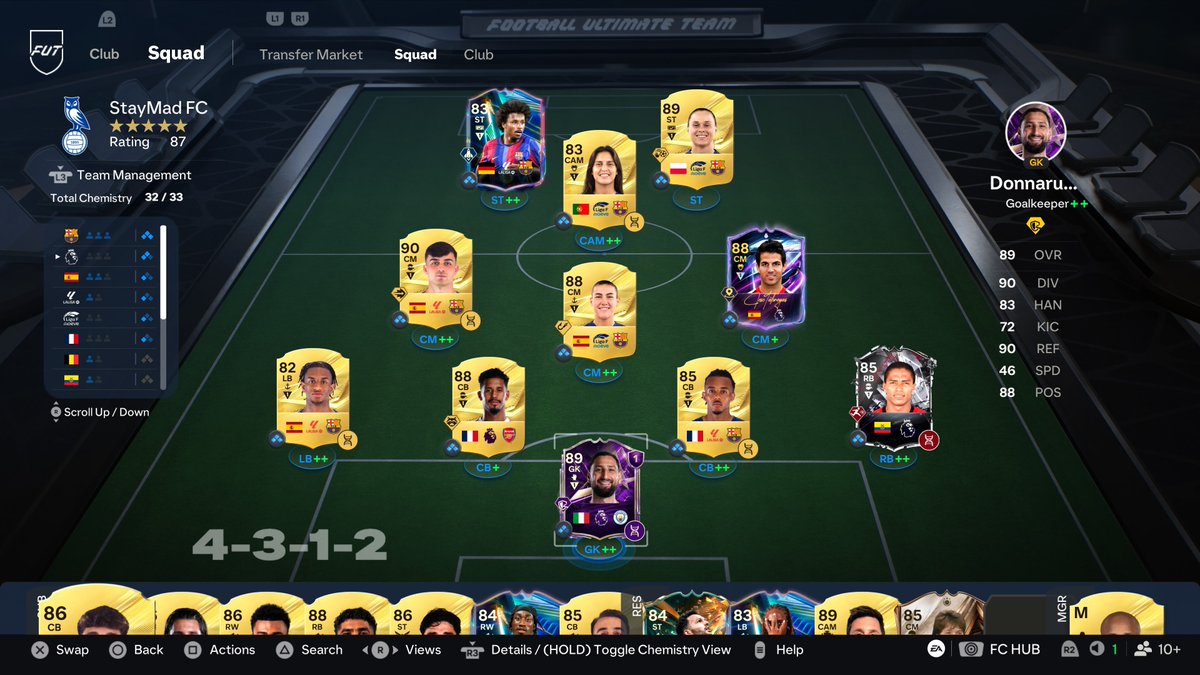 StayMadCuz's tweet photo. Finished on 13-2 4312 IS OP! must try tactics 🫡 #fc27 #champs https://t.co/DgFRc2fsll