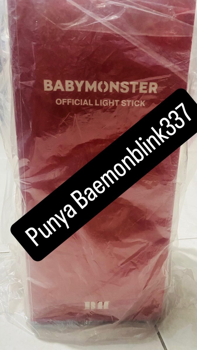 Baemonblink337's tweet photo. WTS lightstick Babymonster BNOB (Brand New Open Box) Price 800.000
Photocard ahyeon, COD Disekitar Jakpus atau Jaksel 
*hanya Dibuka untuk mengecek apakah lightstick berfungsi atau tidak

#WTSlightsick
#WtslightickBabymonster
#wtslightstickbaemon
#BNOB https://t.co/dCWVMsyaYG