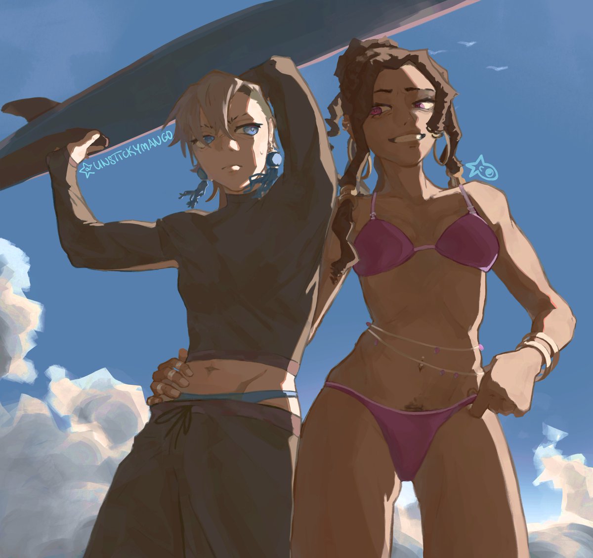 unstickymango's tweet photo. bye bye summer :( #janka #gachiart https://t.co/z2sha2EOaK
