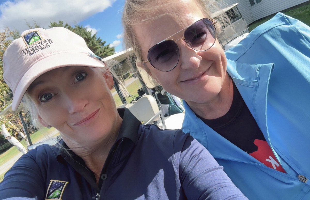 KiraR's tweet photo. Gorgeous day of golf at Long Lake Country Club. A little brisk at times, but sun was out!!! 

Now a little downtime before showtime! https://t.co/t7xkyNyWN4