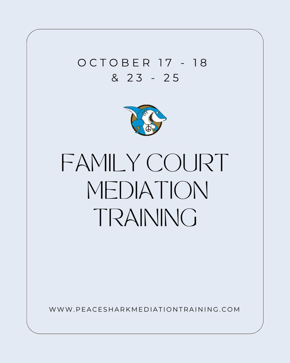 ksgrossman's tweet photo. #GLCM #Peacemaking #TeachPeace #PeaceChest #PeaceShark #MediationTraining #MediationSkills #MediationTips #ConflictResolutionTraining #MediationTechniques #NegotiationTraining #CommunicationTraining #ConflictManagementTraining #MediationProcess #MediatorCertification https://t.co/zAKlTt7uhp