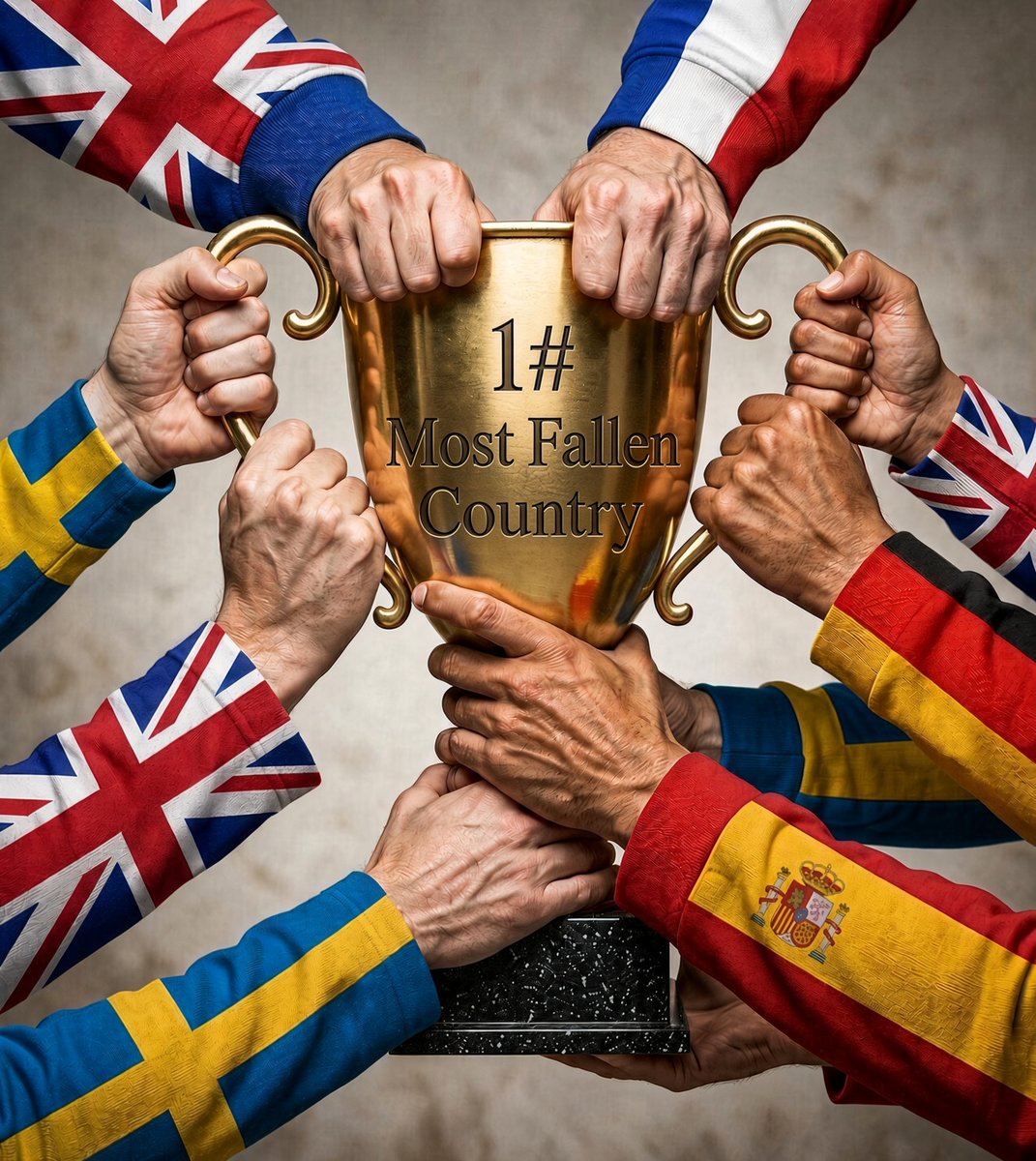 KevinFladnander's tweet photo. @SvartHette Gikk jo kjempe bra i Sverige og Frankrike. England er på bristepunktet ogs��.. https://t.co/ZnKtzVMNsv