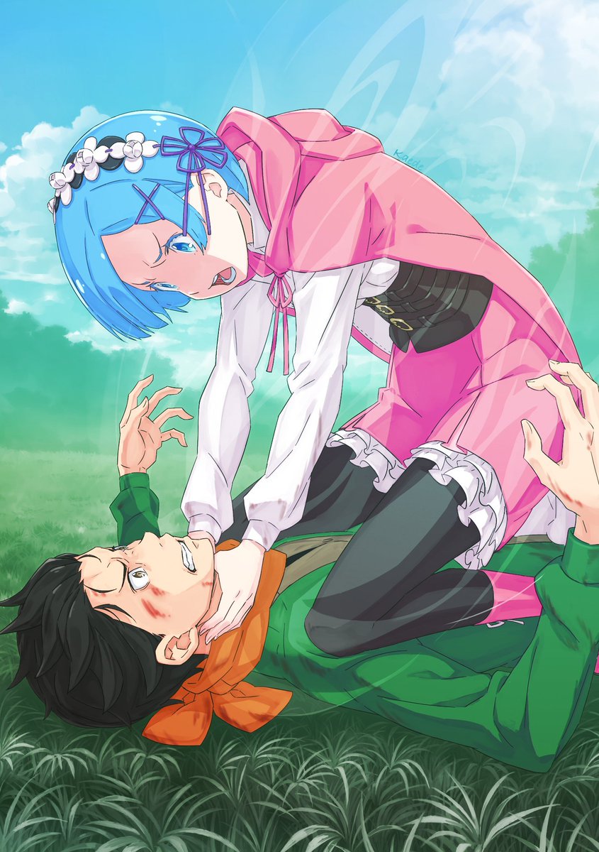 JanchoRZ's tweet photo. #JanchoRZA7 #Arc7

Ah yes, what a beautiful reunion 💀

I was spoiled on this scene, as I’ve seen this illustration many times before, but the context is still crazy.

Despite Subaru declaring himself her hero, this amnesiac Rem can’t trust him due to the Witch’s Lingering Scent. https://t.co/OBleuBdkbC