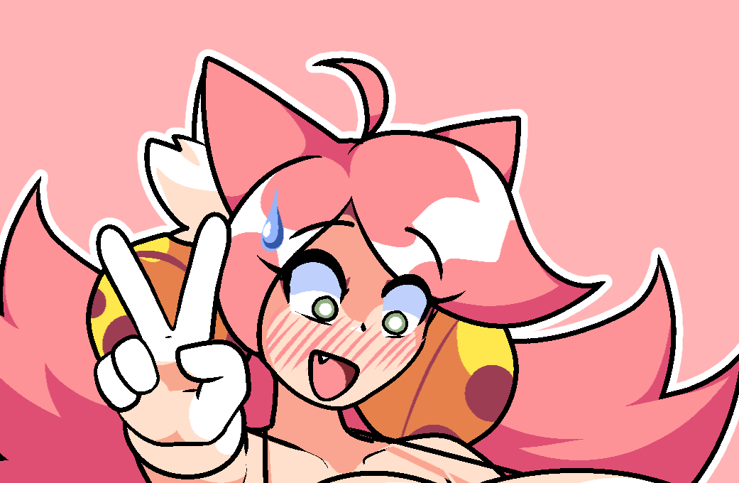 zedrinbutt's tweet photo. Mew Mew in the Hooters shirt!
but what's with that reaction, I wonder...
(full thing up on the pat/sub, short animation!) https://t.co/oS9VgKacik