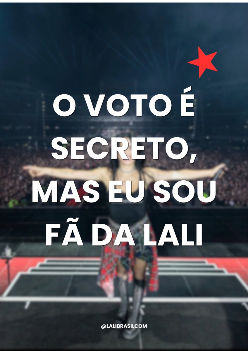lalibrasilcom's tweet photo. Amanhã, 04/10, vamos votar! Dia importante de eleições no Brasil. 

Vamos votar com consciência. ❤️ https://t.co/FtdY3n0X7y