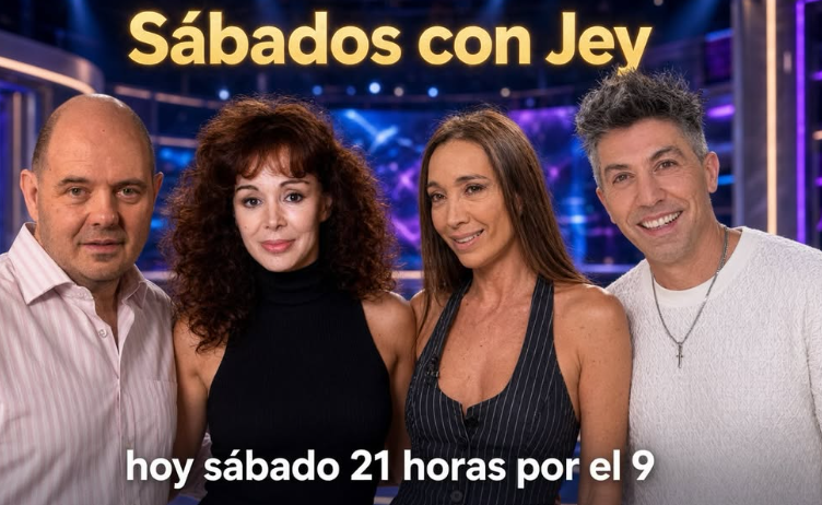 PoneleShow's tweet photo. #SabadosConJey 🎹hoy junto a @jeymammon estarán

⭐️ Carlos Rotemberg
⭐️ @PALMERPATO
⭐️ @moragodoytango
⭐️ @EMILIANORELLA

Sábado, 21:00h. @canal9oficial 📺

🟡Más info
https://t.co/BwRw6y3890 https://t.co/8AIrWlSR46