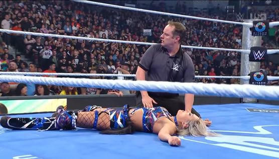 BlakeMonroeWWE's tweet photo. you were even sleeping in the ring for a little bit 😢❤️ https://t.co/jbw7Pi7FVA
