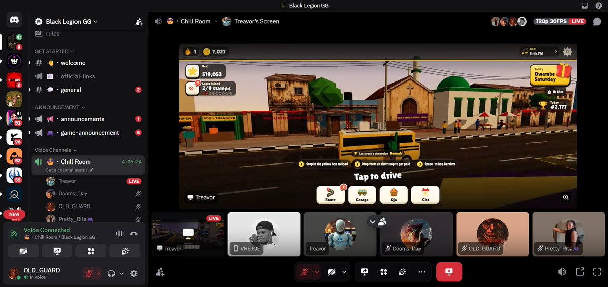 BlackLegion_GG's tweet photo. I hope say you don Play Danfo Run? 😂🚌🔥
The Black Legion squad has been playing it and we’re having a lot of fun!
Big shoutout to Nigerian developer @eureka_seamless  for putting this together. 🇳🇬🎮

If you haven’t tried it yet, go run some Danfo! 🚌💨 
#DanfoRun #MadeInNigeria #BlackLegion #LagosRun