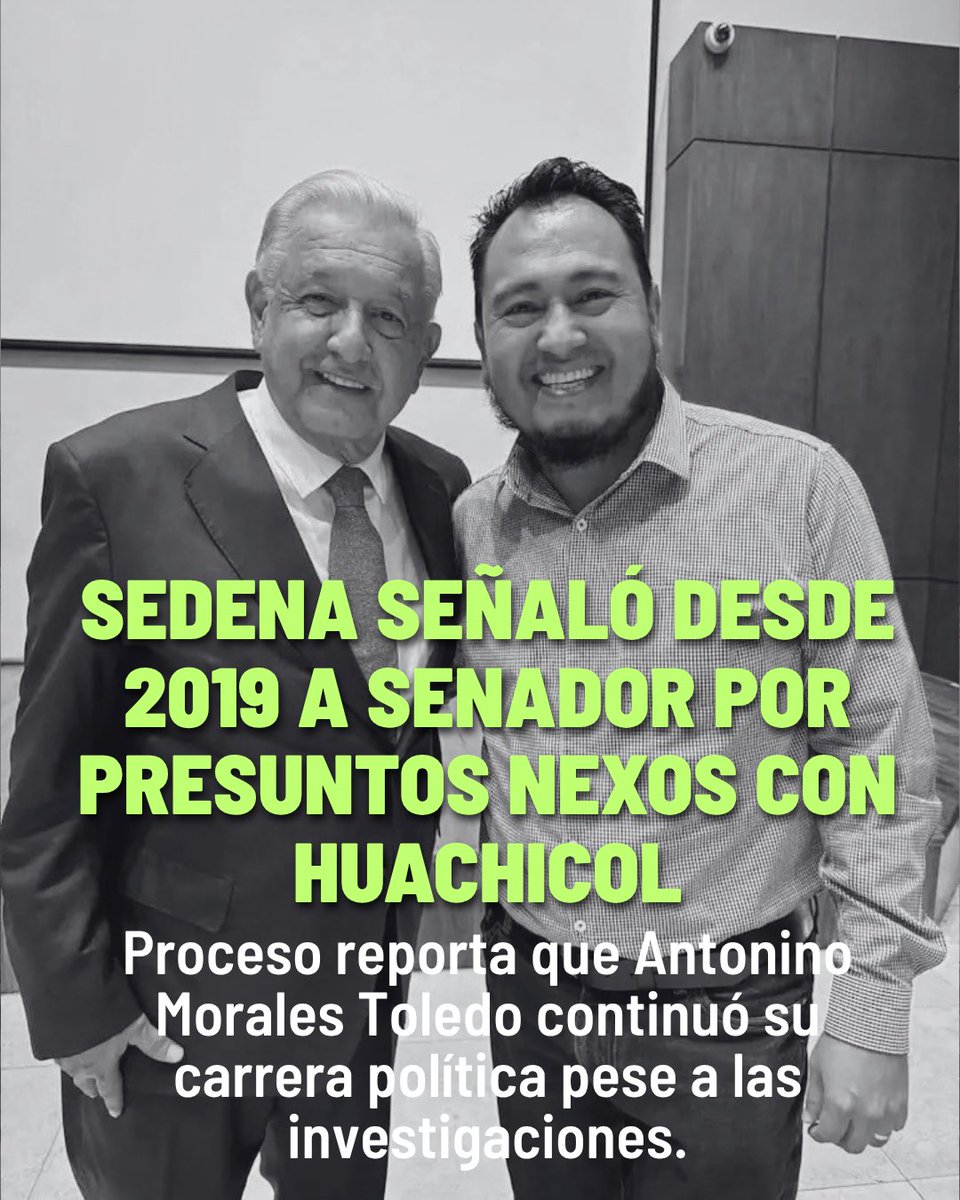 politicomx's tweet photo. 🚨⛽ La Sedena habría documentado desde 2019 presuntos vínculos con el huachicol de Antonino Morales Toledo, actual senador, según un reporte de Proceso.

La publicación señala que Emilio Montero Pérez, quien posteriormente dirigió el IEEPO, también aparecía en las investigaciones. Ambos continuaron sus carreras políticas pese a esos señalamientos. 🔎