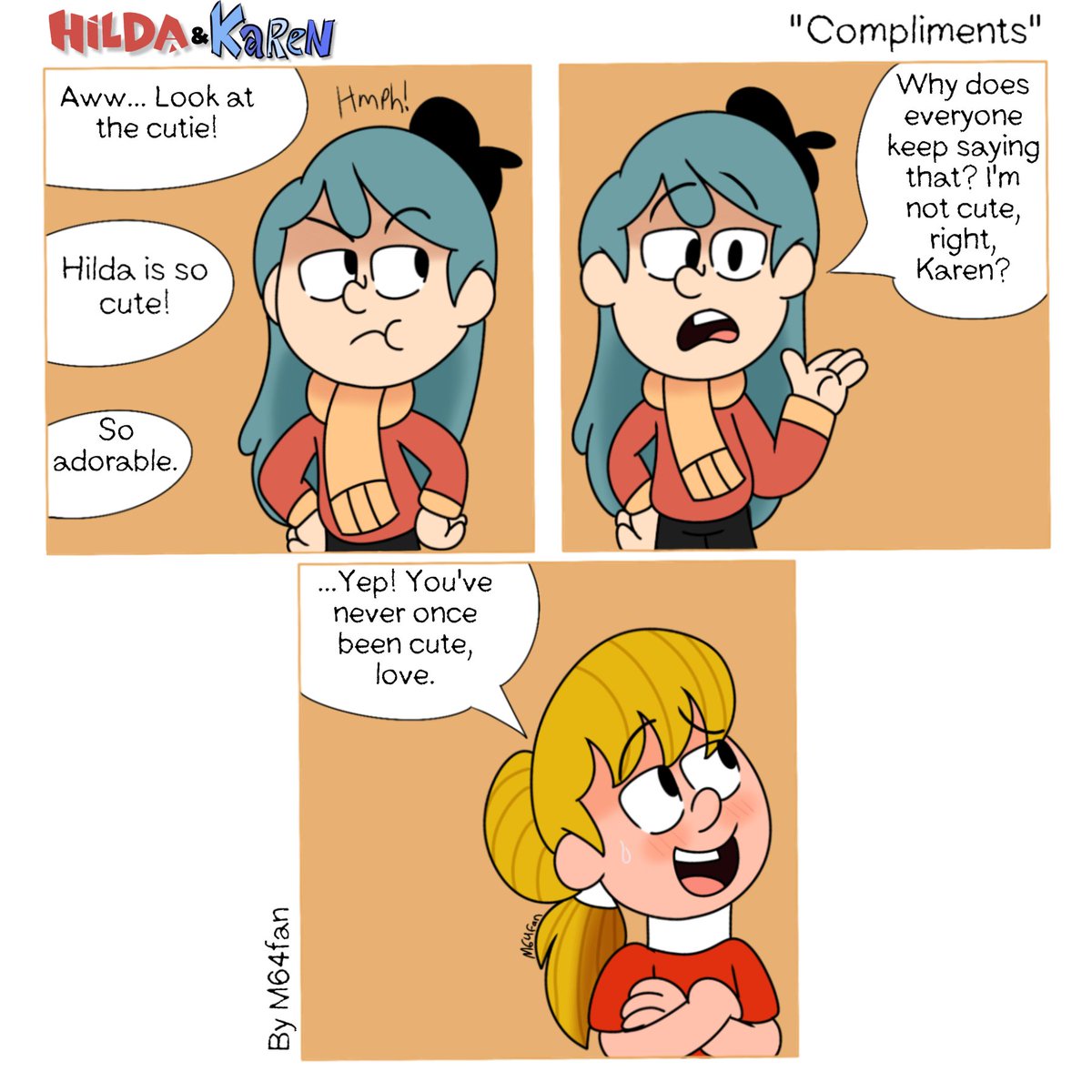 m64fan's tweet photo. Karen can't tell the truth about Hilda's cuteness #Hilda #hildafandom #karenfrostythesnowman https://t.co/Eelv2SrgKj