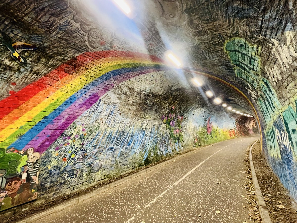 SOS149's tweet photo. Repurposed old train tunnel https://t.co/TfBi4At5xp
